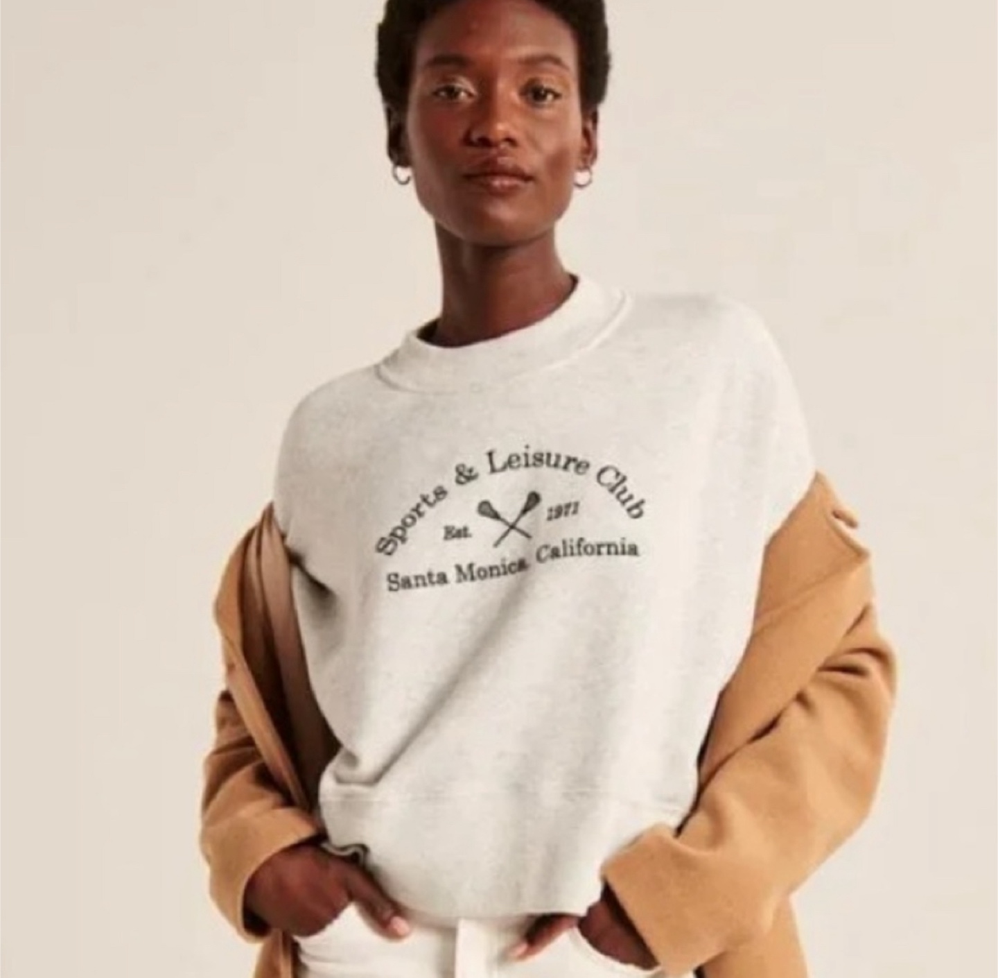 Abercrombie & Fitch "Sports & Leisure Club" Sweatshirt - Size S