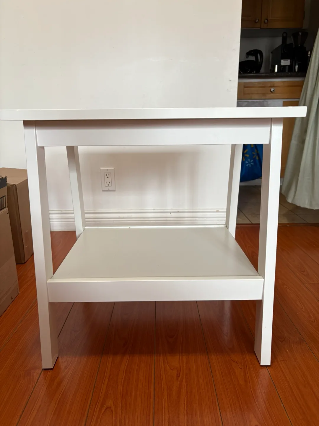 4. IKEA Lunnarp Side Table White for sale