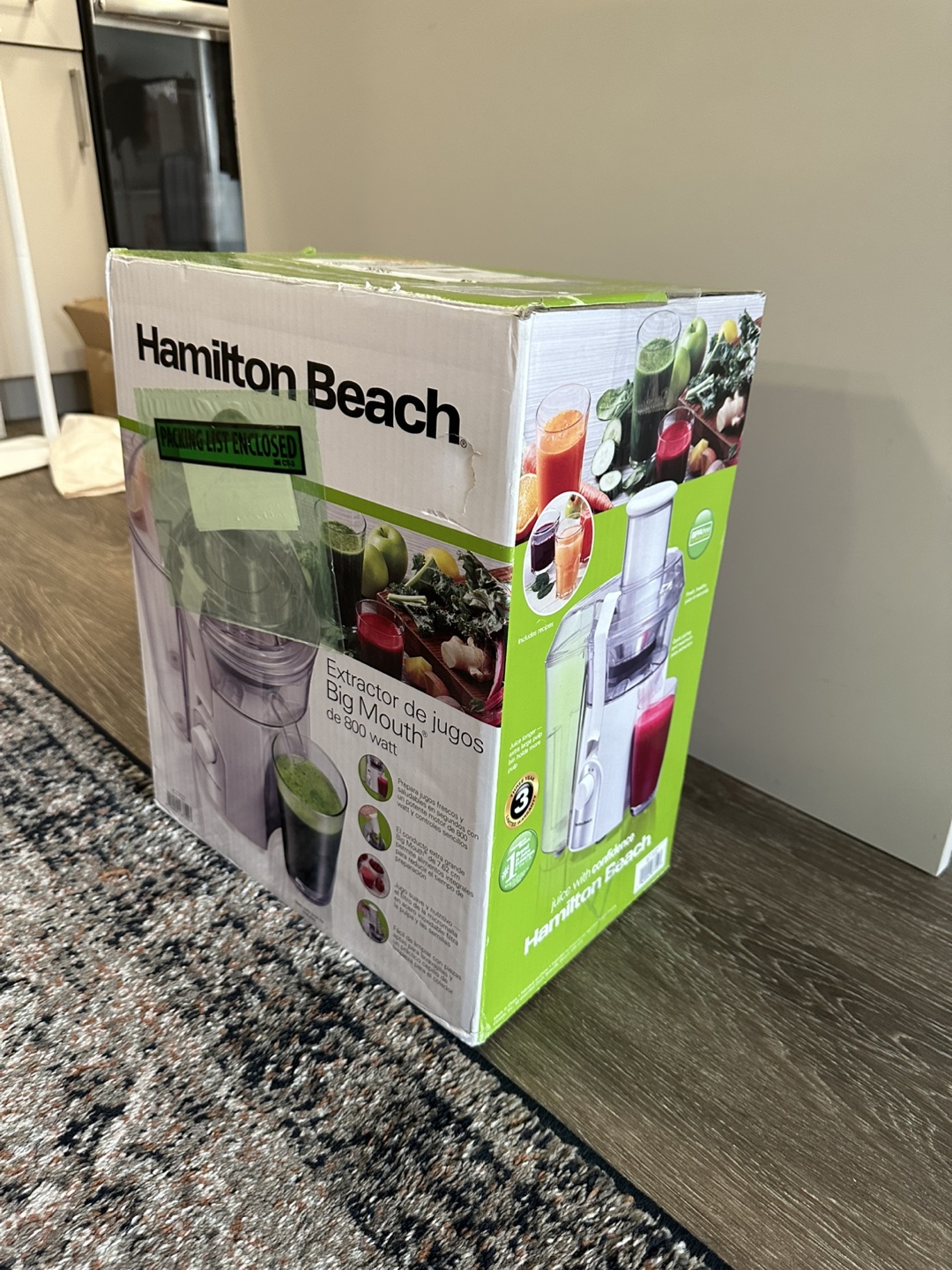 Hamilton Beach Big Mouth 800-Watt Juicer-BRAND NEW NEVER USED - photo 3