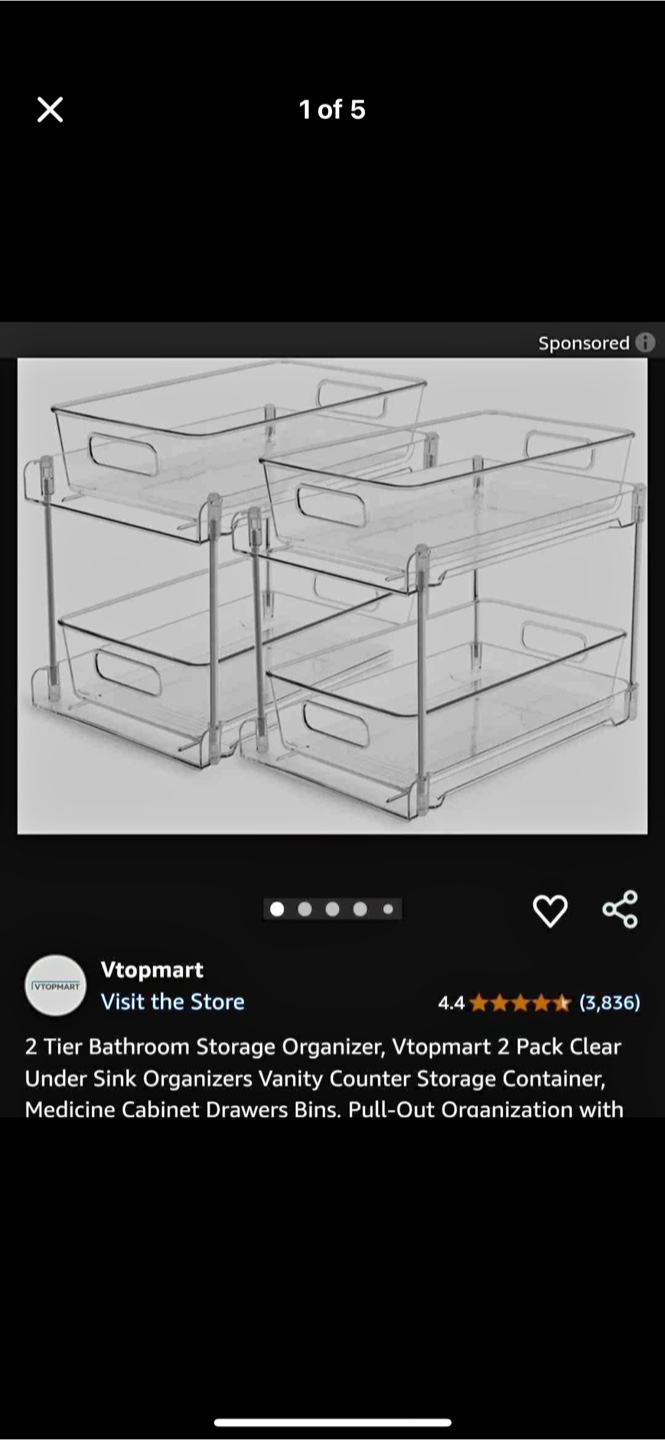New Vtopmart 2-Tier Pull-Out Organizer - photo 5