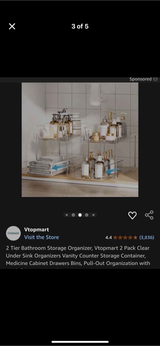 New Vtopmart 2-Tier Pull-Out Organizer - photo 3