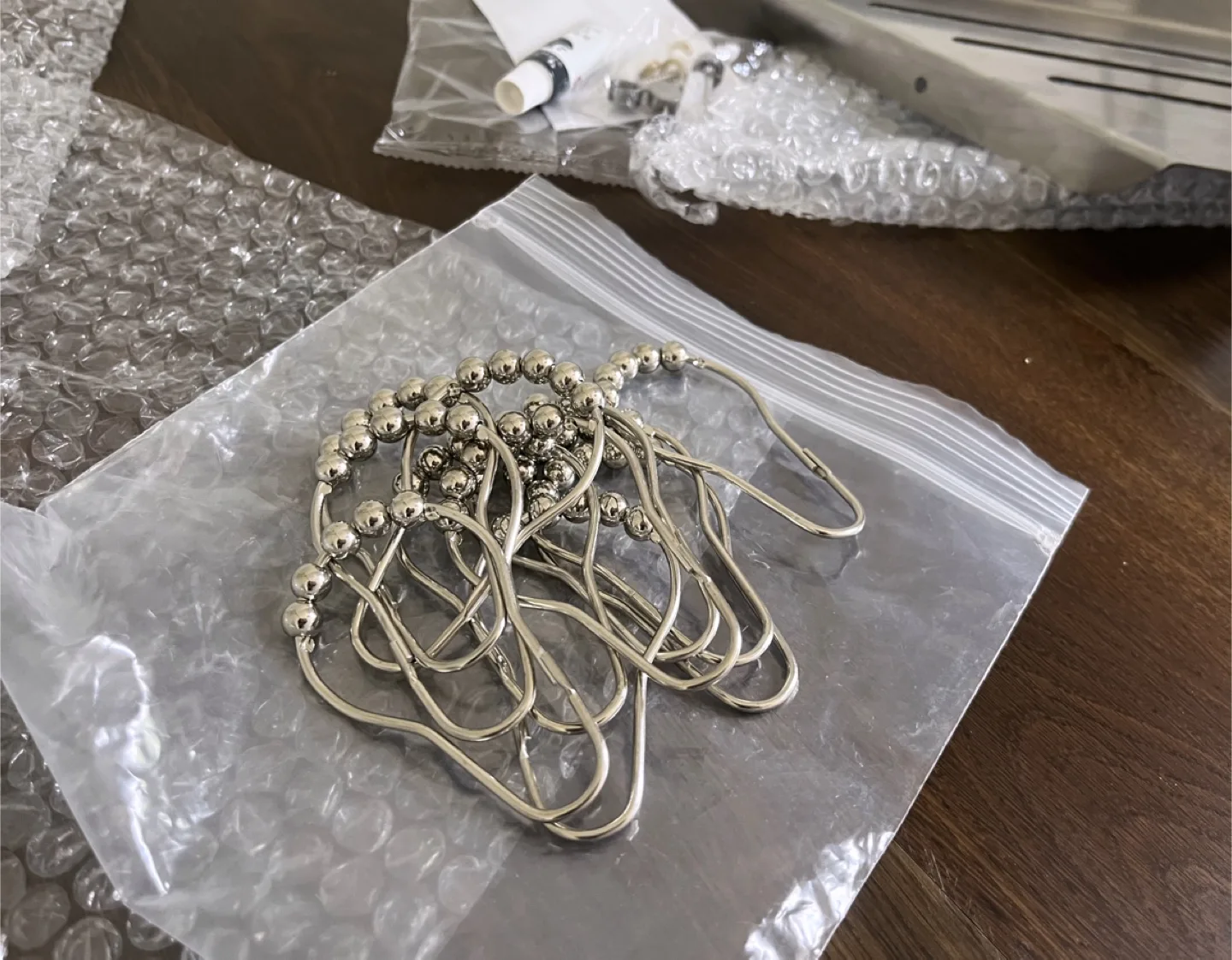 Shower Curtain Hooks - Silver-11ea thumbnail