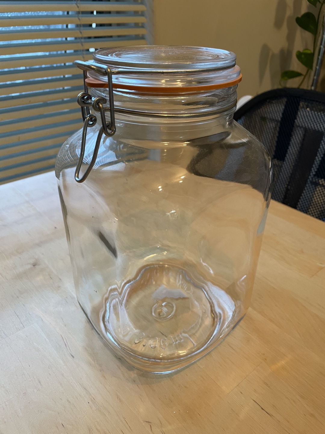 Glass Mason Jar, Large