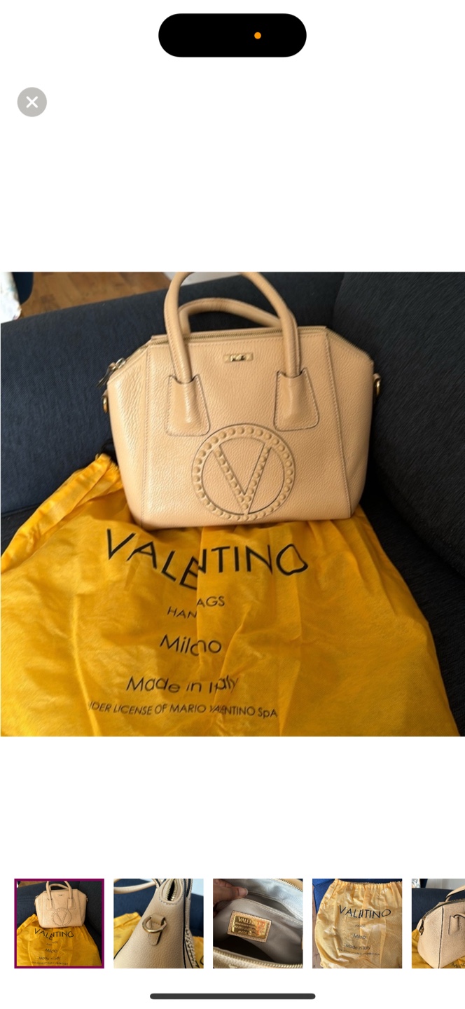 Valentino Handbag Milano Beige