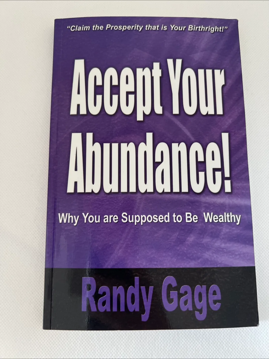 Accept Your Abundance! by Randy Gage thumbnail