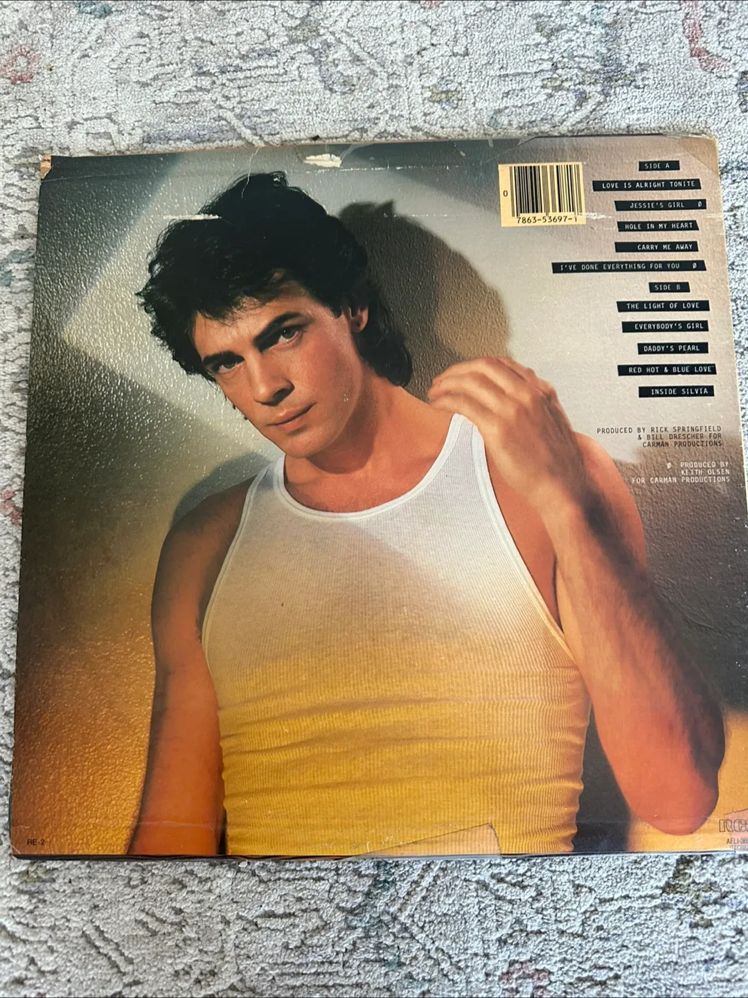 Rick Springfield Vinyl image indicator(2)