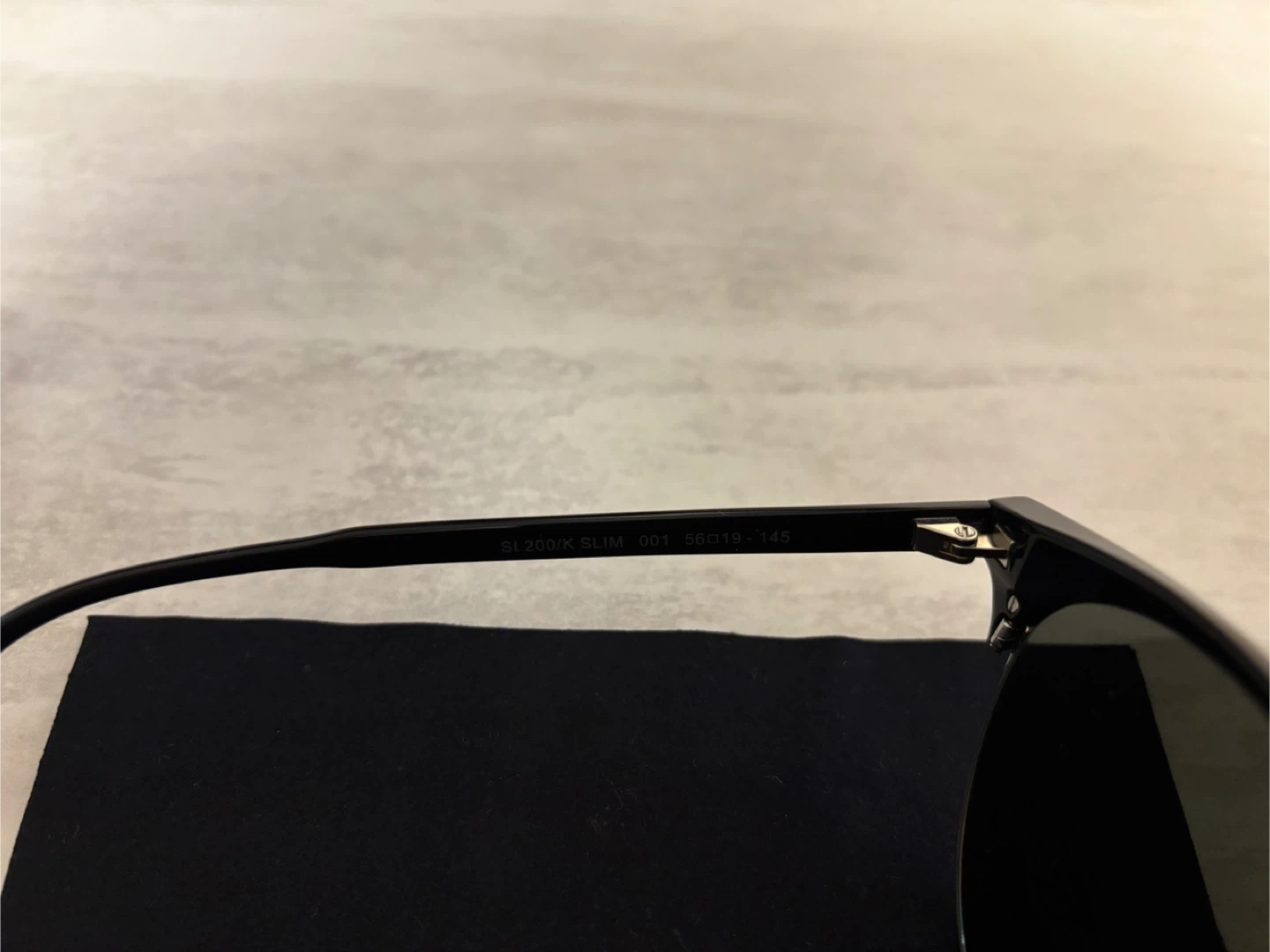 Saint Laurent Unisex Sunglasses (SL 200/K SLIM 001 Black) - photo 5