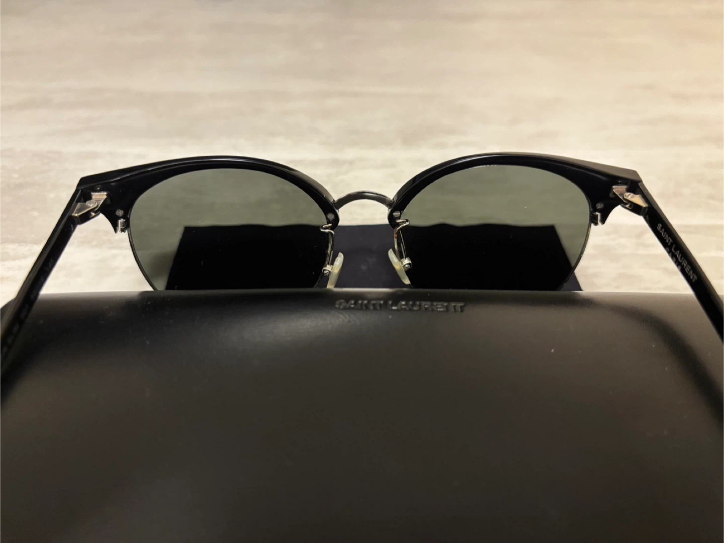 Saint Laurent Unisex Sunglasses (SL 200/K SLIM 001 Black) - photo 4
