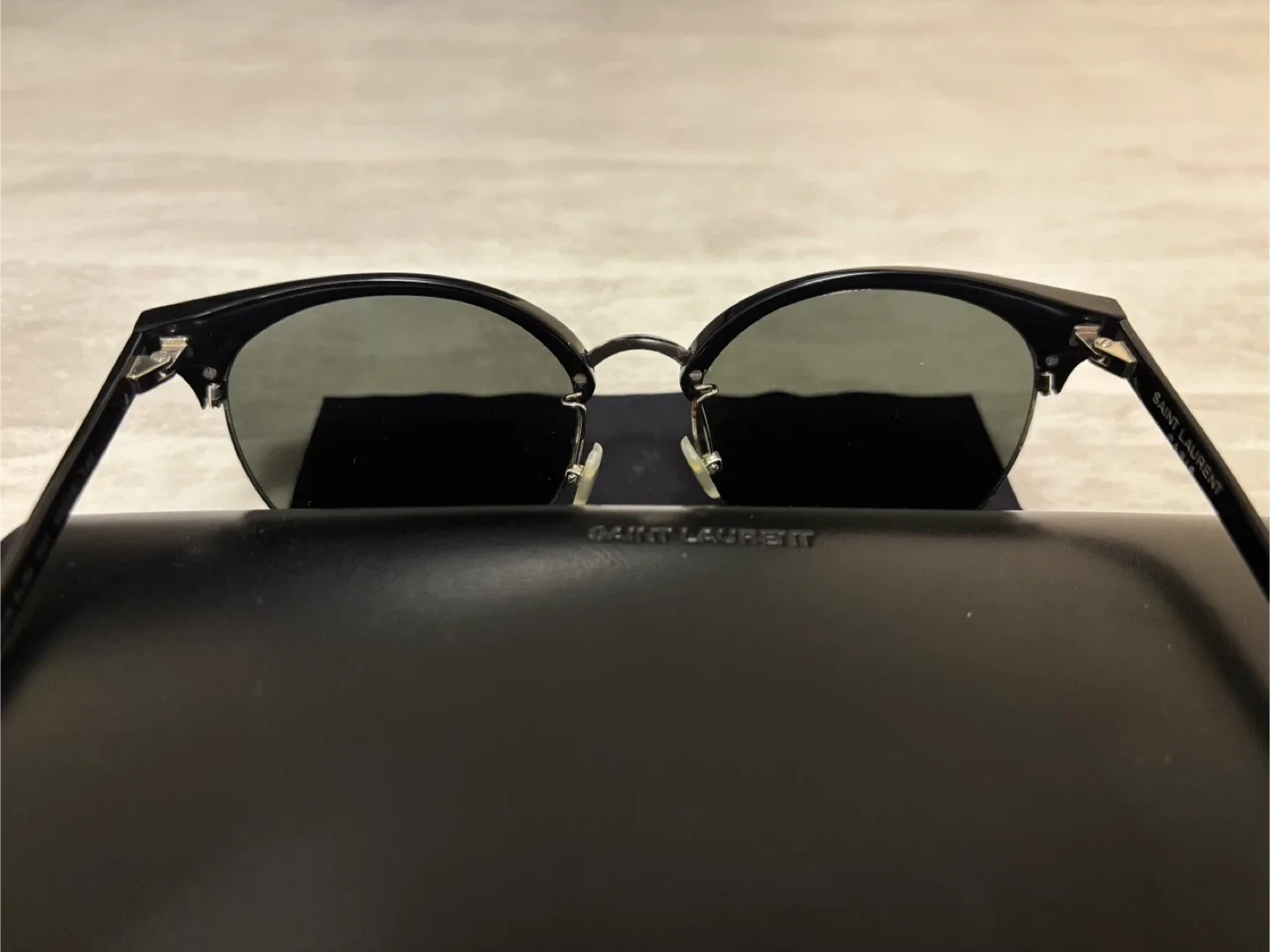 Saint Laurent Unisex Sunglasses (SL 200/K SLIM 001 Black) image indicator(4)