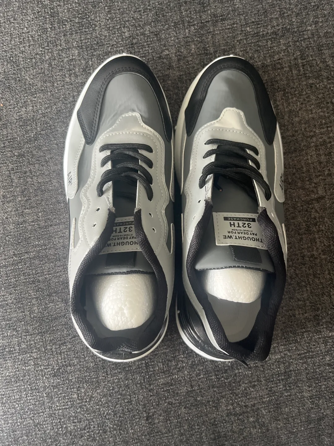 Grey & Black Sneakers - Size 32TH image indicator(4)