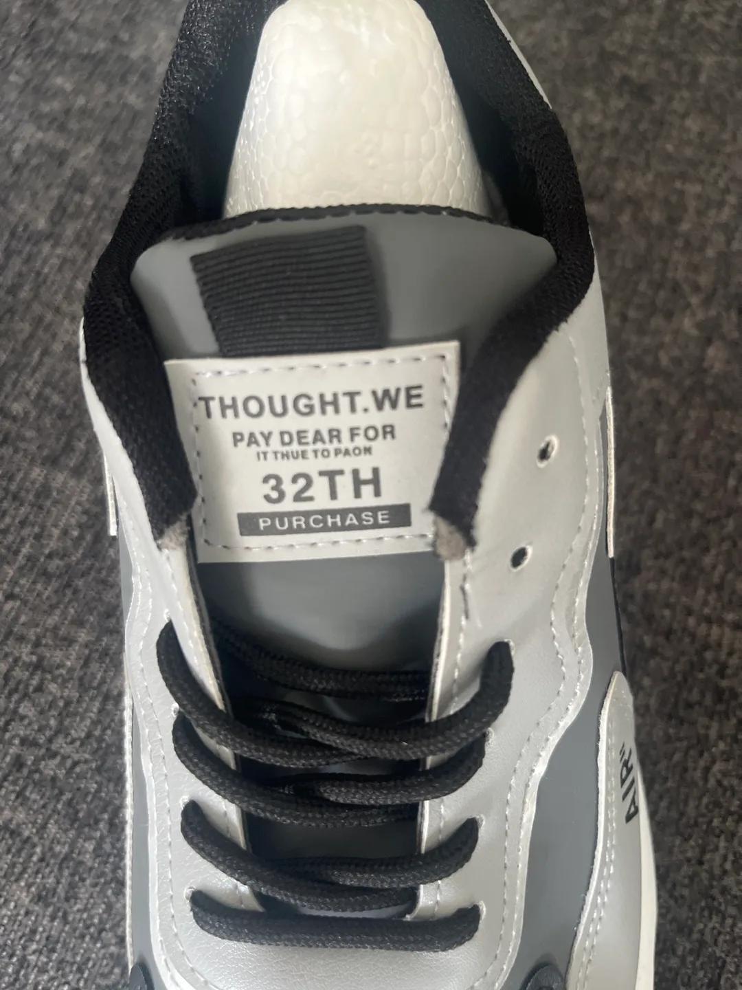 Grey & Black Sneakers - Size 32TH image indicator(7)