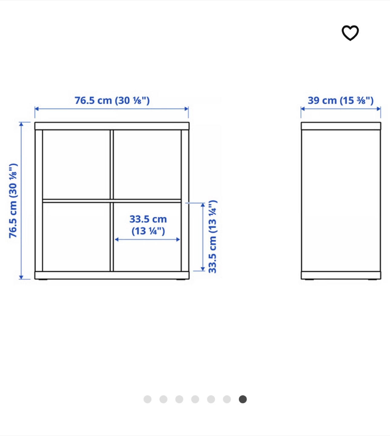 IKEA Kallax Shelf Unit - Black - photo 3
