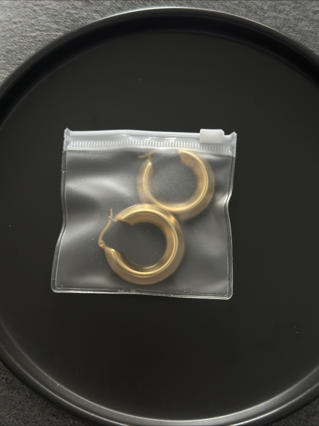 18k Gold plated Hoop Earrings - photo 3