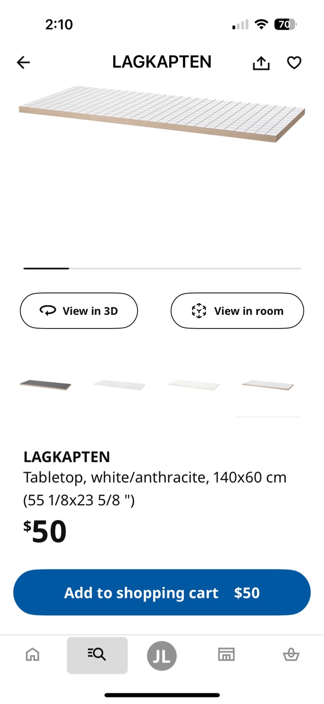 Ikea Tabletop + 4legs (120*60) - photo 3