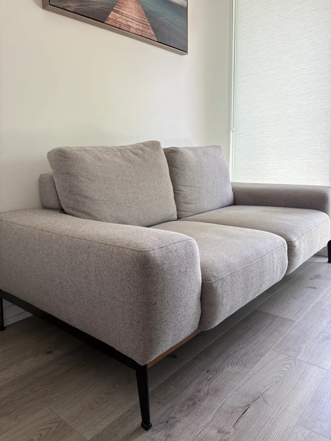 Beige Two-Seater Sofa - Structube image indicator(2)