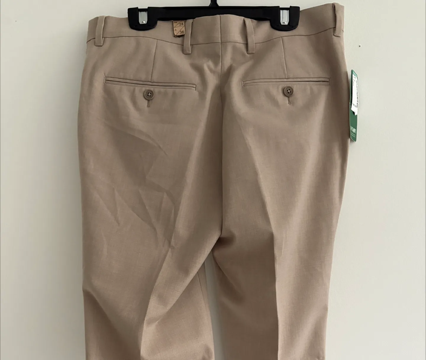 Le 31 Par Simons Beige Dress Pants - Size 28/36L image indicator(3)