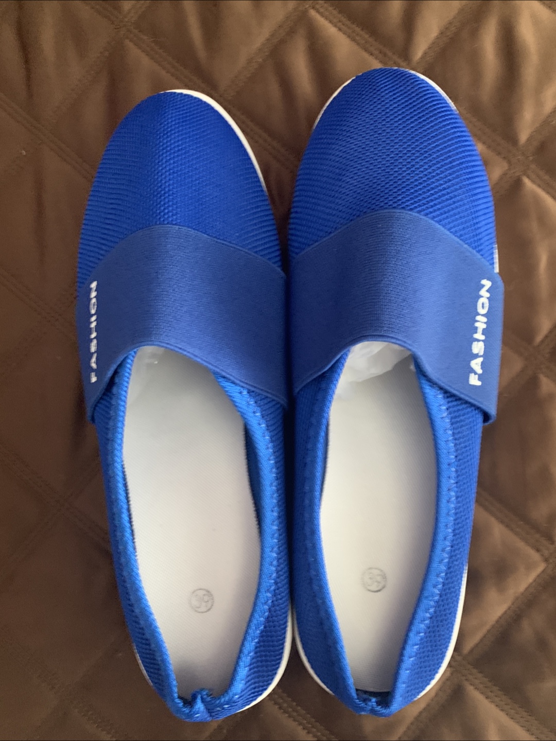 Blue Fashion Slip-On Shoes S 8-8,5
