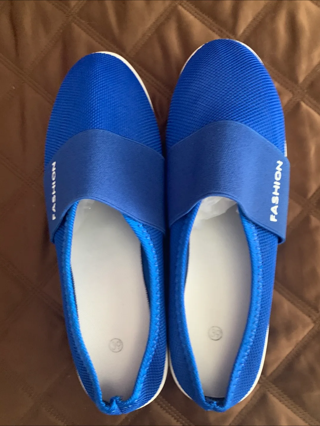 Blue Fashion Slip-On Shoes S 8-8,5