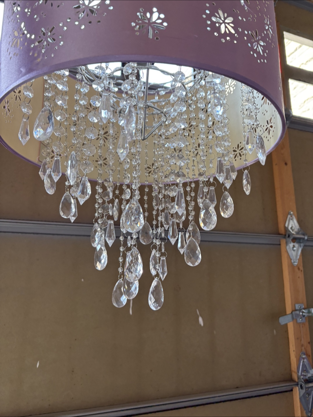 Lilac Chandelier with Crystal Beads-Round - photo 2