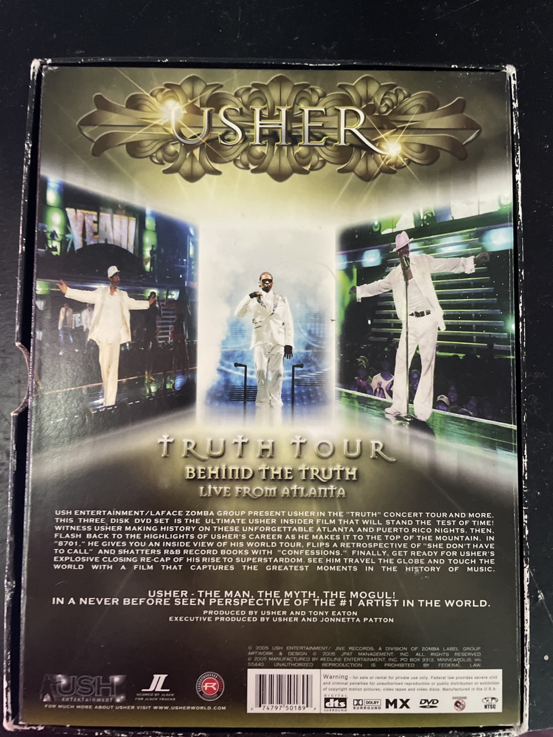 Usher Truth Tour: Behind the Truth Live from Atlanta DVD - photo 2