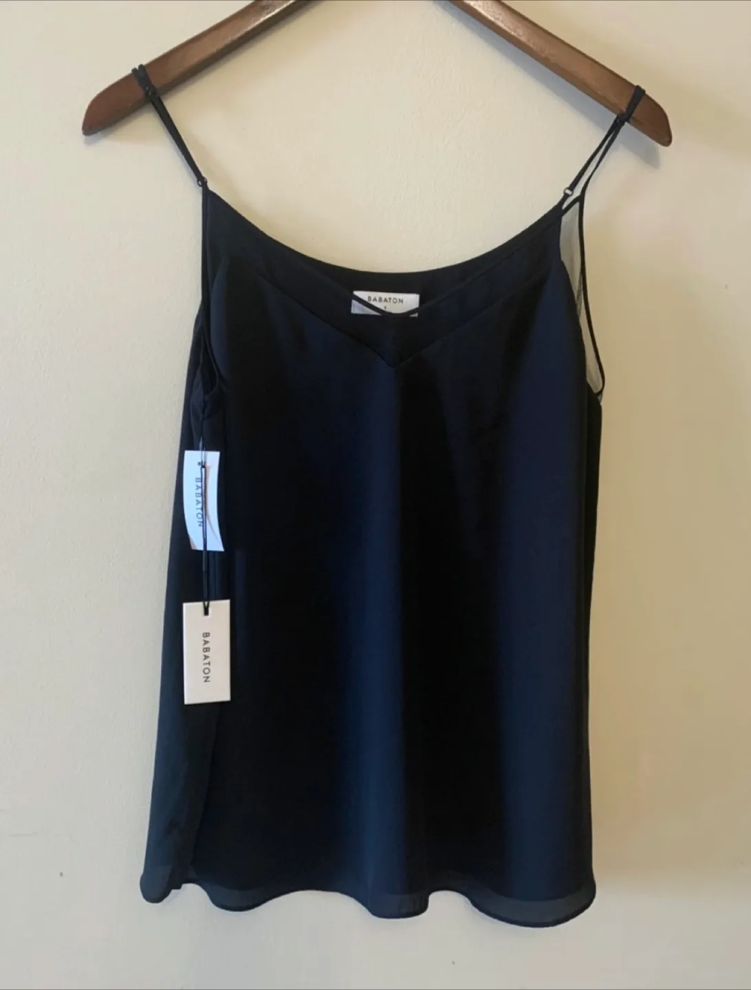 BNWT Aritzia Galen Camisole - Black image indicator(2)