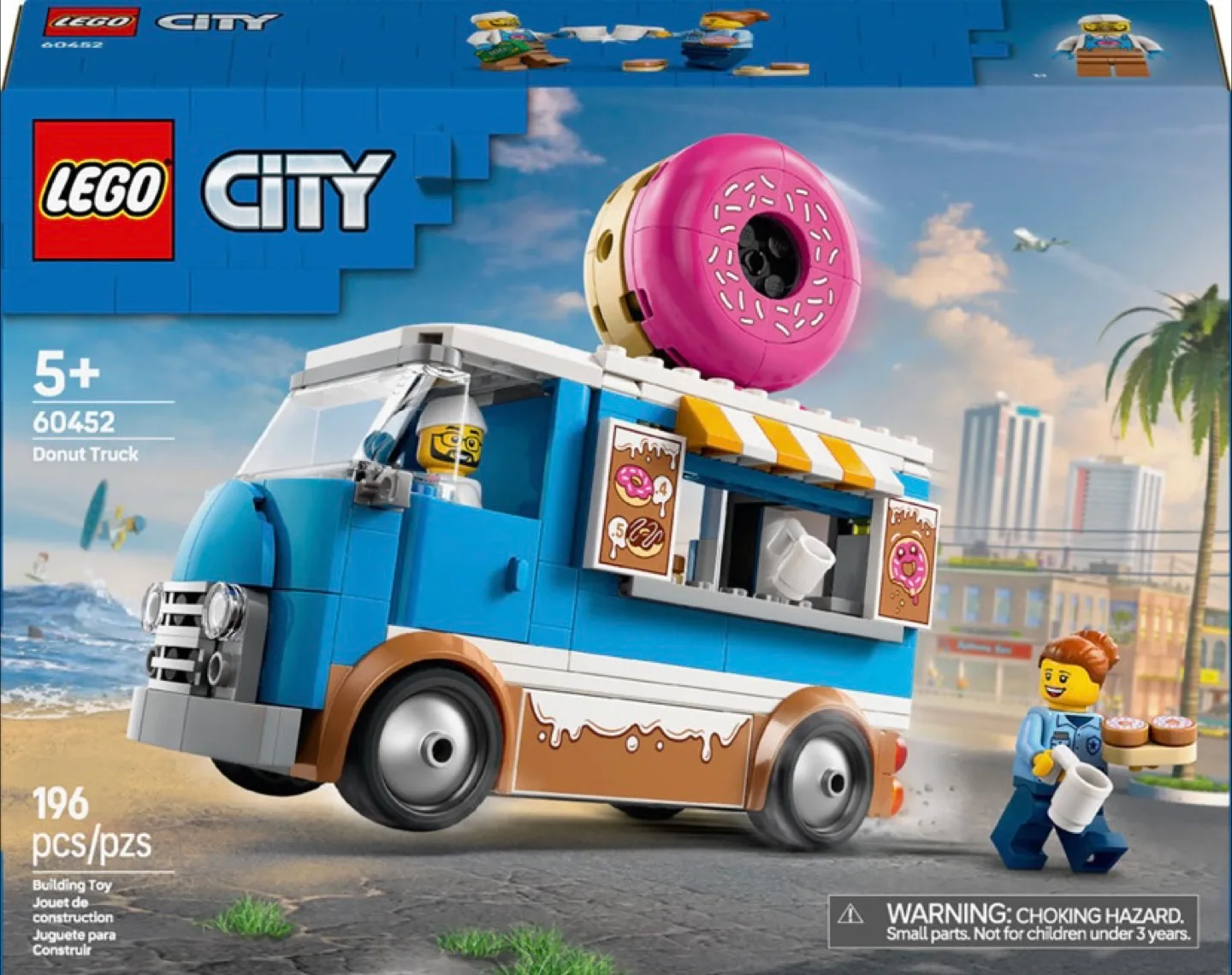 New LEGO City 60452 Donut Truck thumbnail