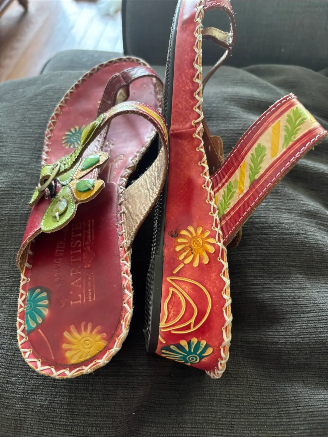 L'Artiste Spring Step Floral Sandals image indicator(5)