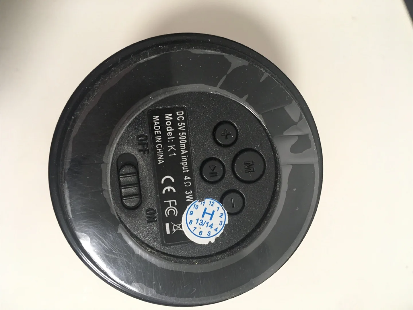 Mini bluetooth speakers round hot pink wireless portable small image indicator(3)