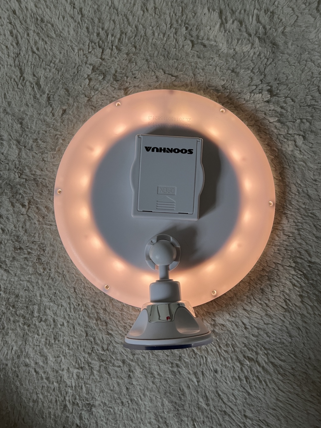 Magnified Vanity Mirror with LED Lights - photo 3
