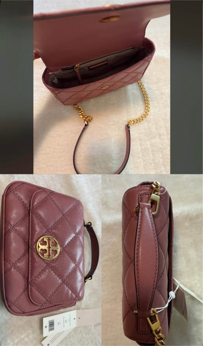 Tory Burch Quilted Leather Crossbody Bag