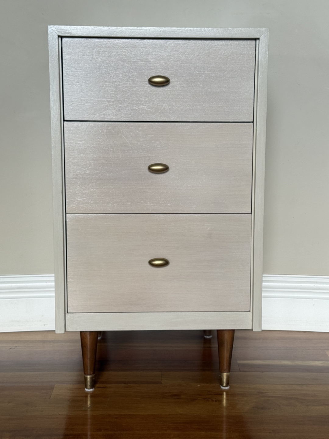 MCM Solid Wood 3-Drawer Dresser / Nightstand - photo 2