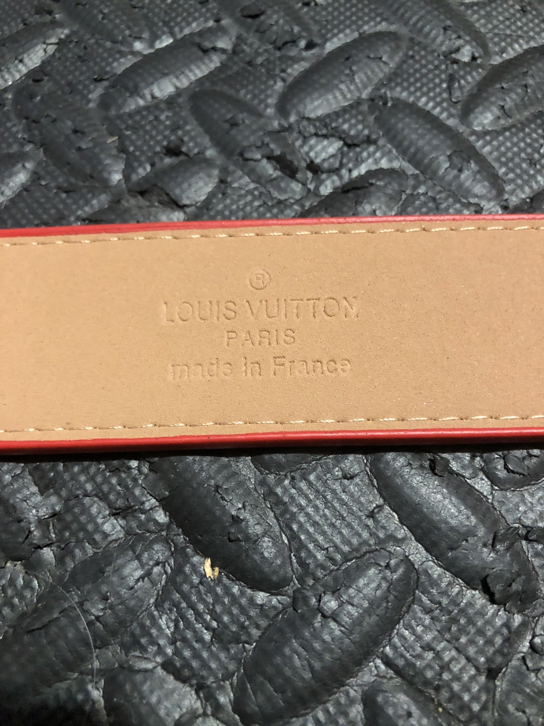 Louis Vuitton Supreme Belt Size 42 Red - photo 3