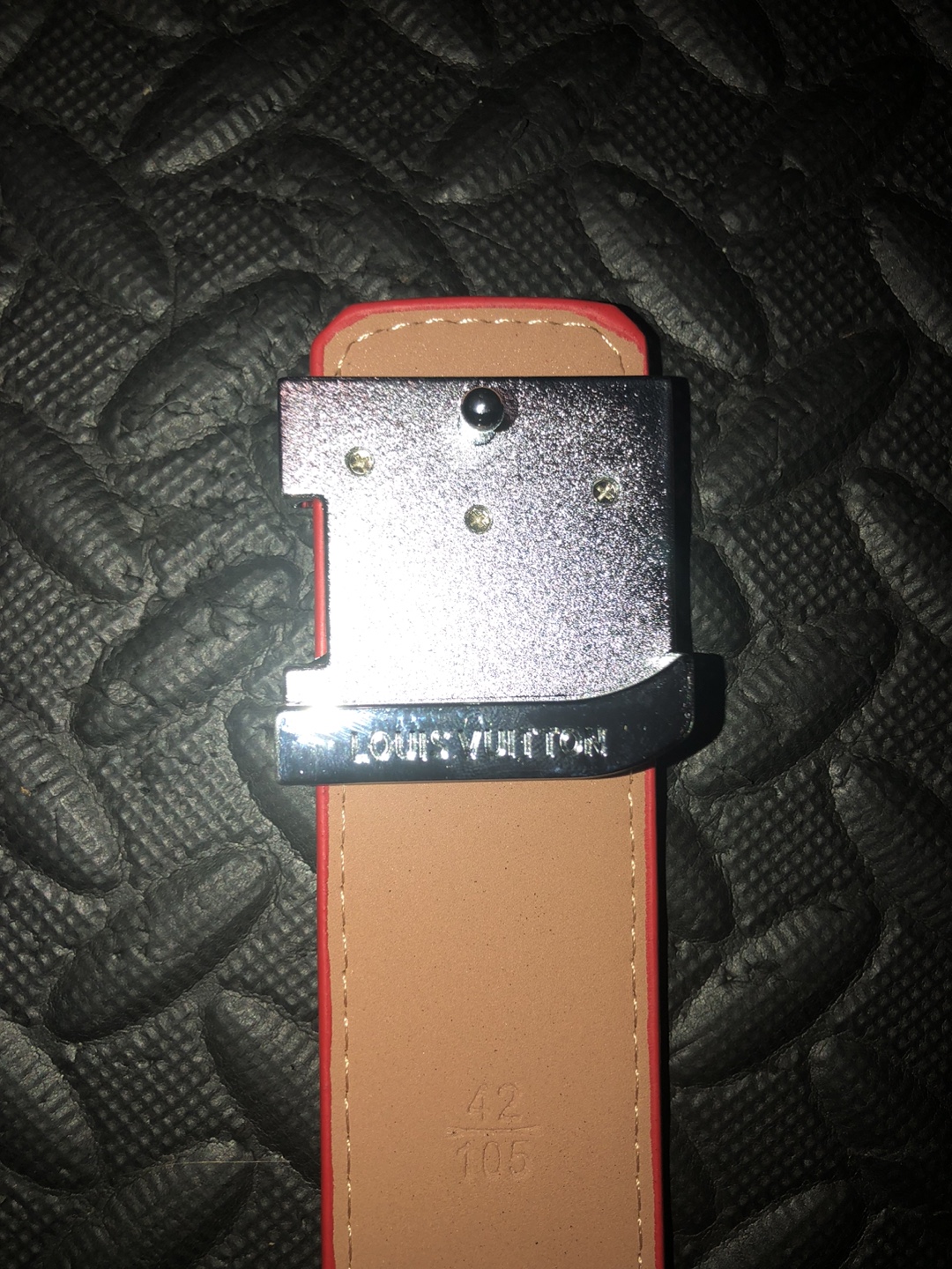 Louis Vuitton Supreme Belt Size 42 Red - photo 2