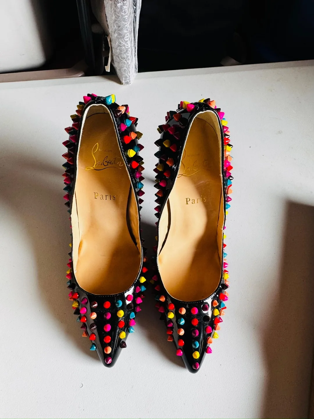 Christian Louboutin Louis Flats Antispike Heels - Size 39 image indicator(2)