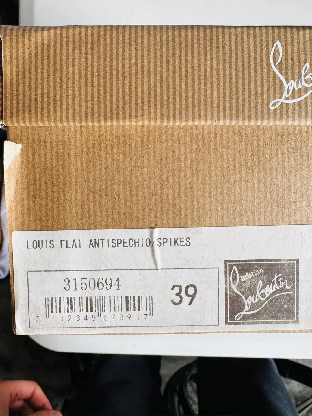 Christian Louboutin Louis Flats Antispike Heels - Size 39 image indicator(3)