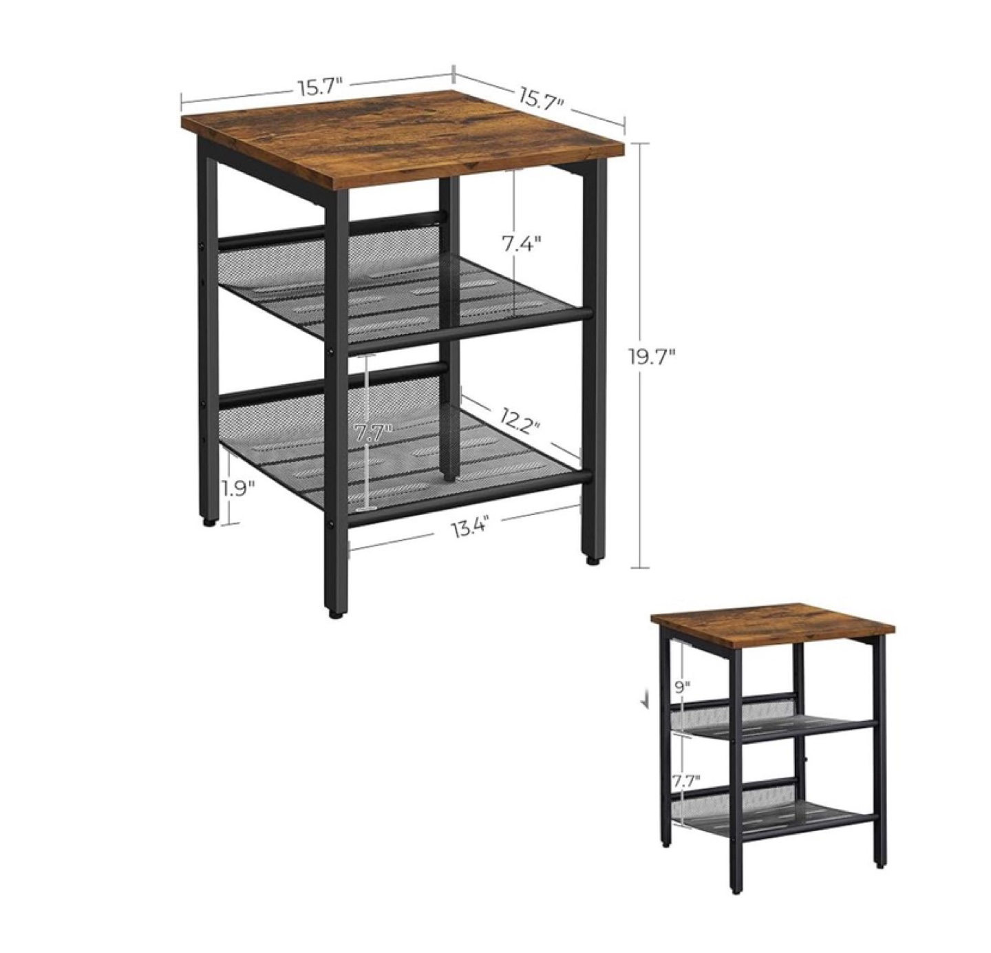 2set VASAGLE LET24X side Table