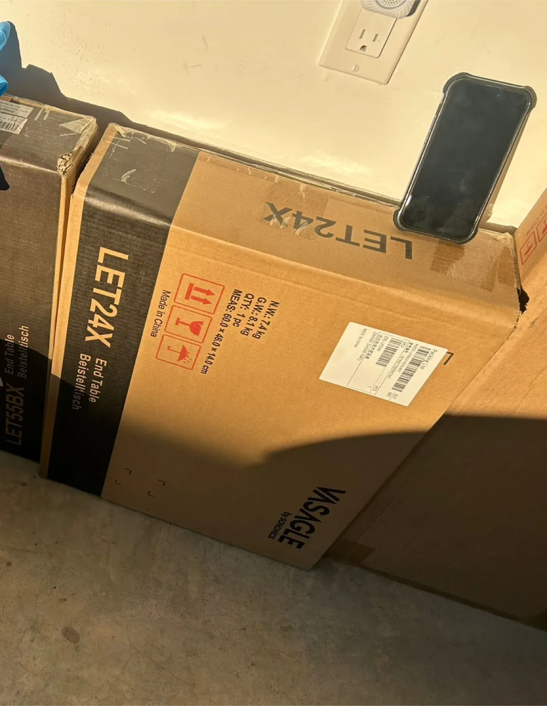 2set VASAGLE LET24X side Table image indicator(2)