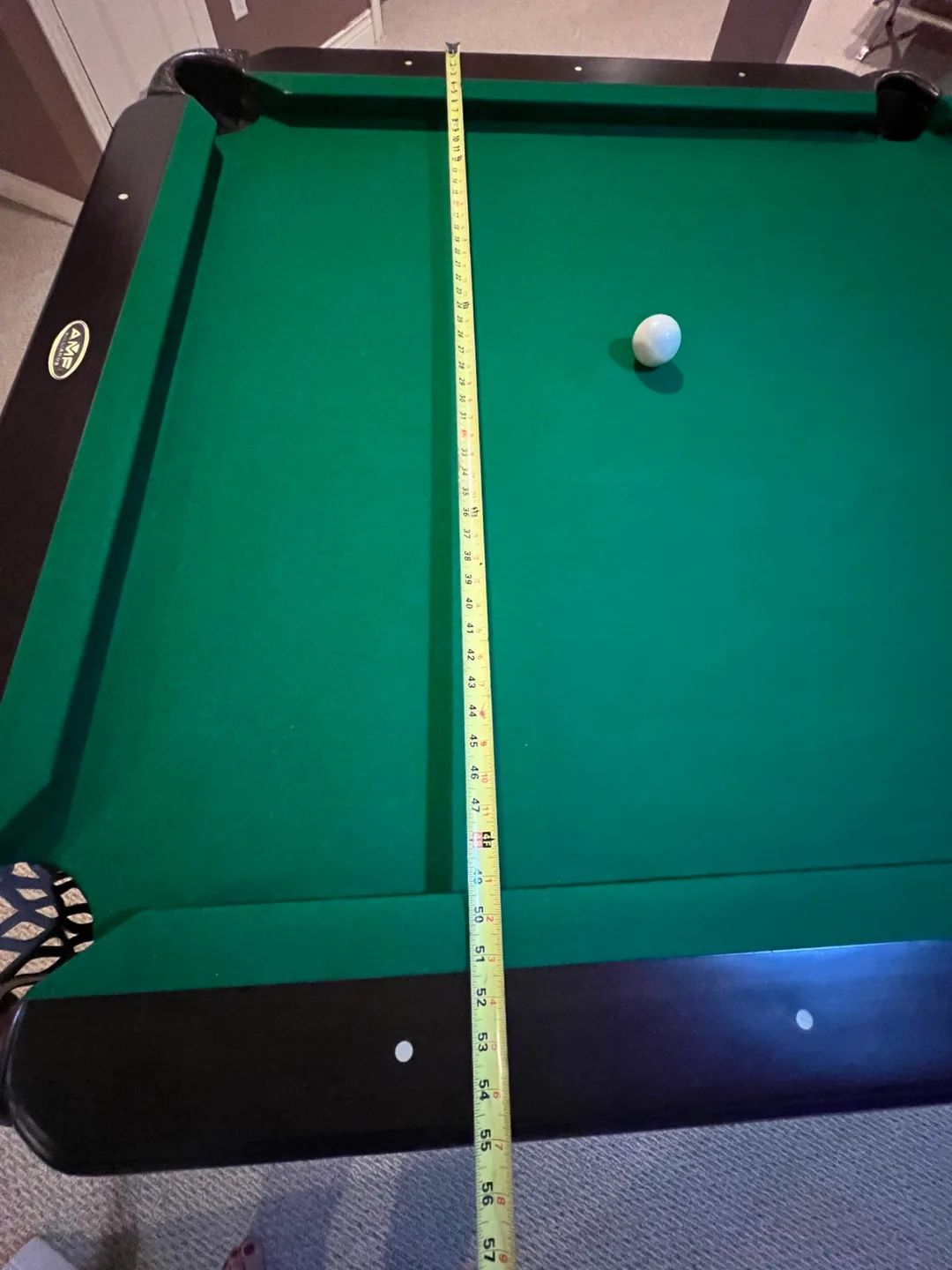 High-End AMF Billiards Table with Slate Bed & Accessories image indicator(8)