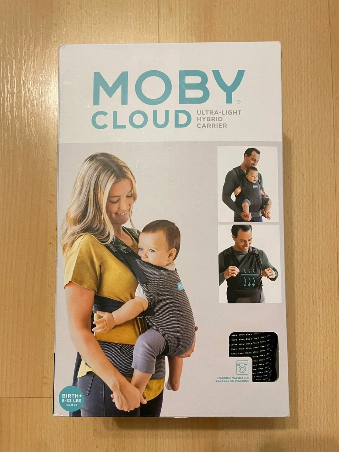 Brand new Moby Cloud Ultra-Light Hybrid Baby Carrier - NEW thumbnail