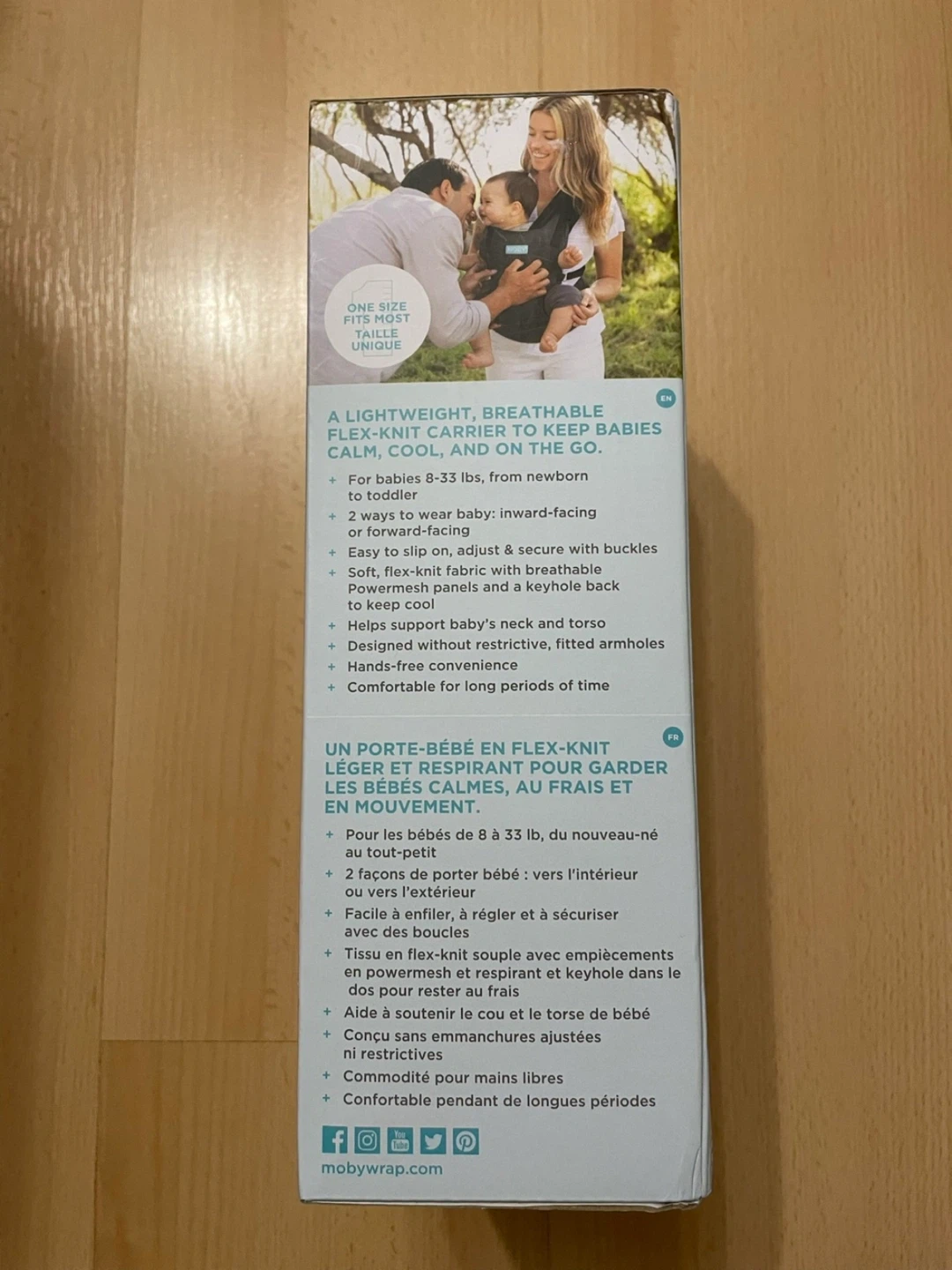 Brand new Moby Cloud Ultra-Light Hybrid Baby Carrier - NEW - photo 2