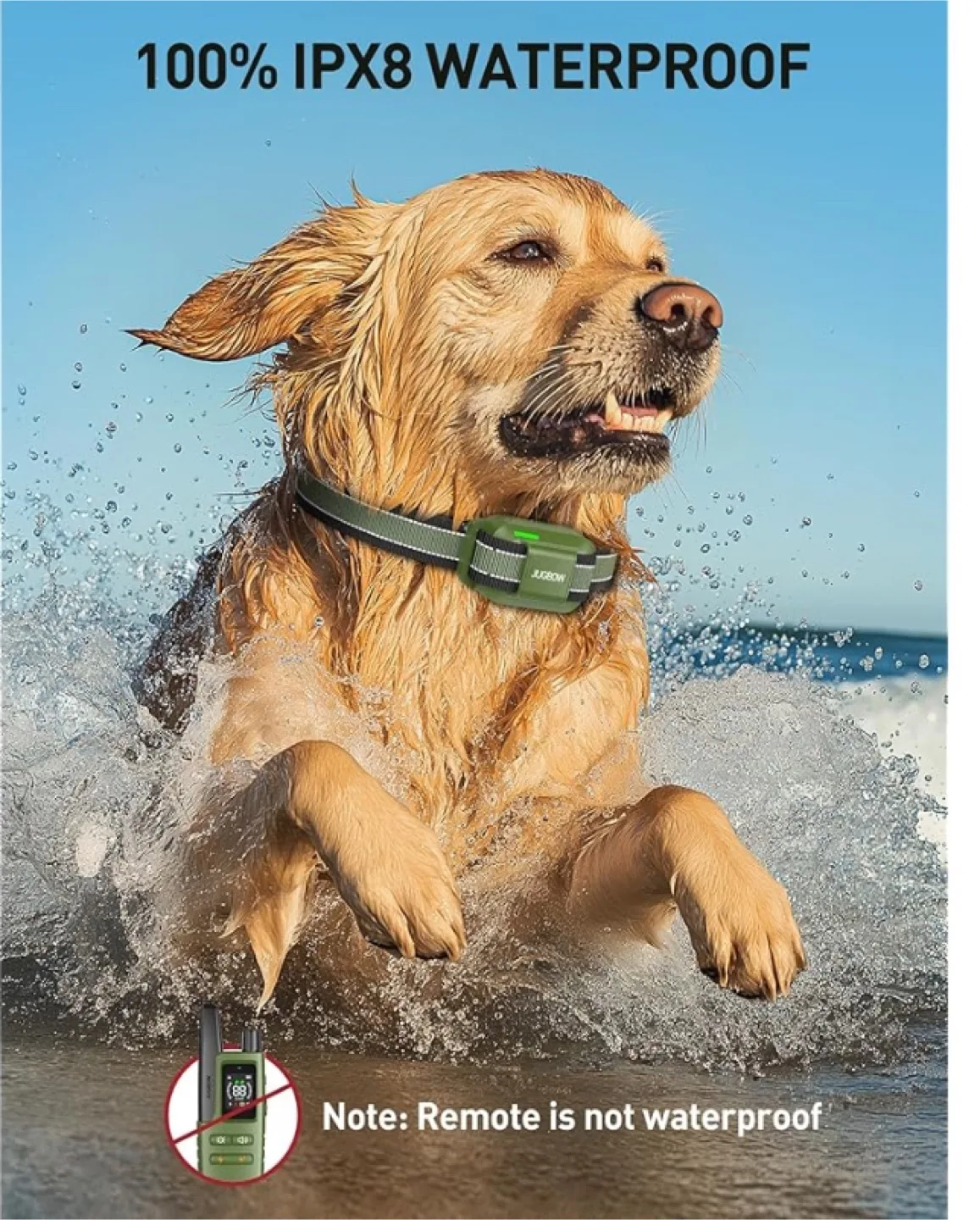 Jugbow Dog Training Collar - Green image indicator(8)