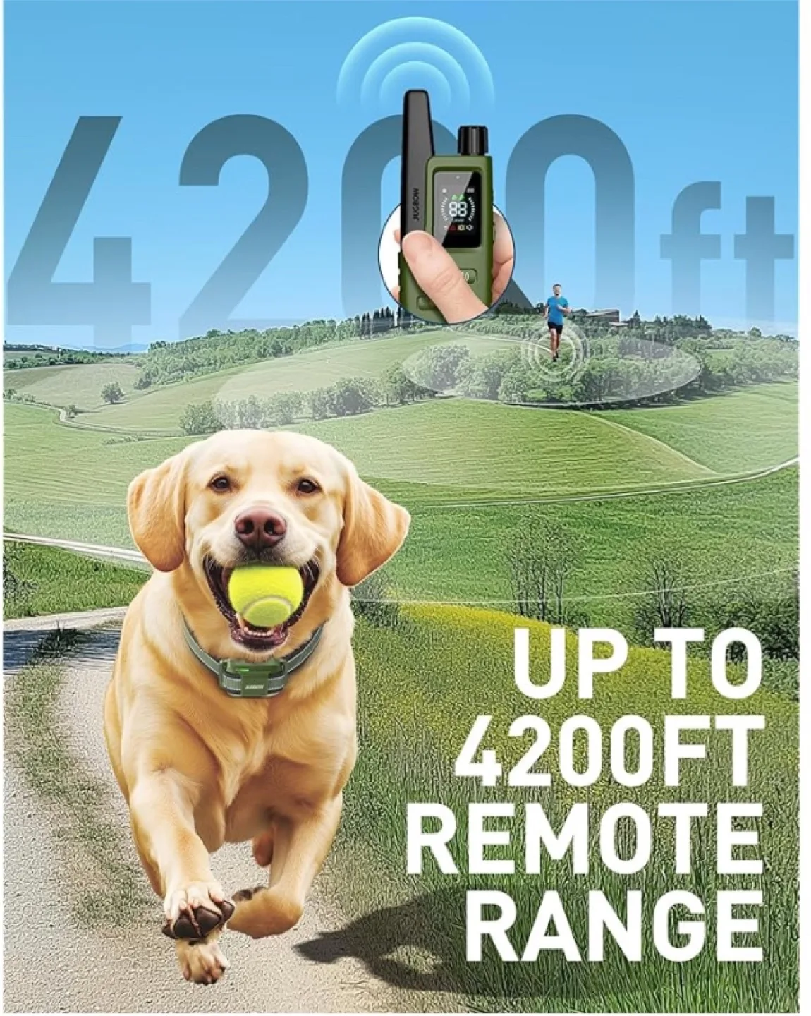 Jugbow Dog Training Collar - Green image indicator(5)