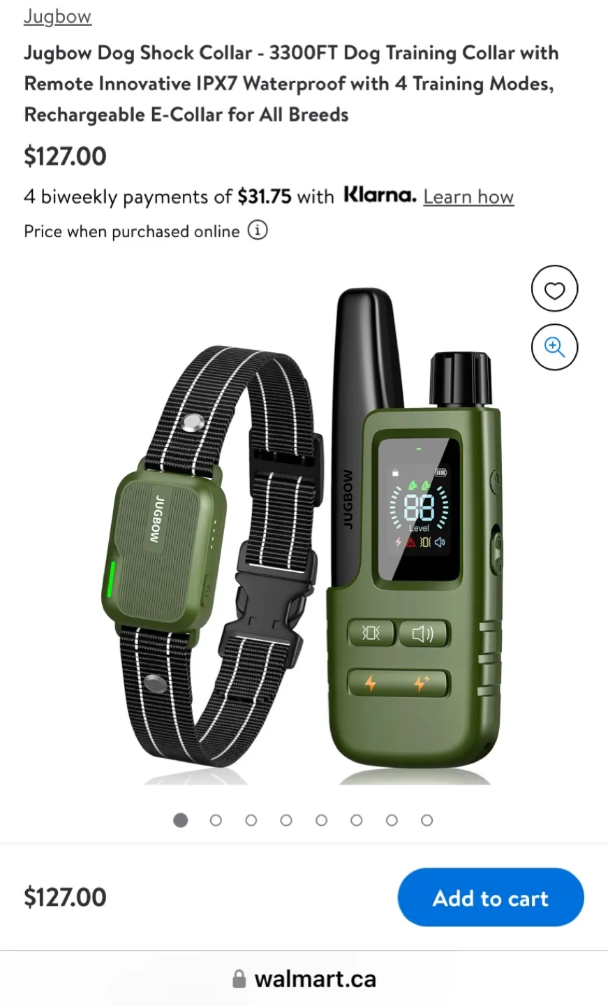 Jugbow Dog Training Collar - Green image indicator(2)