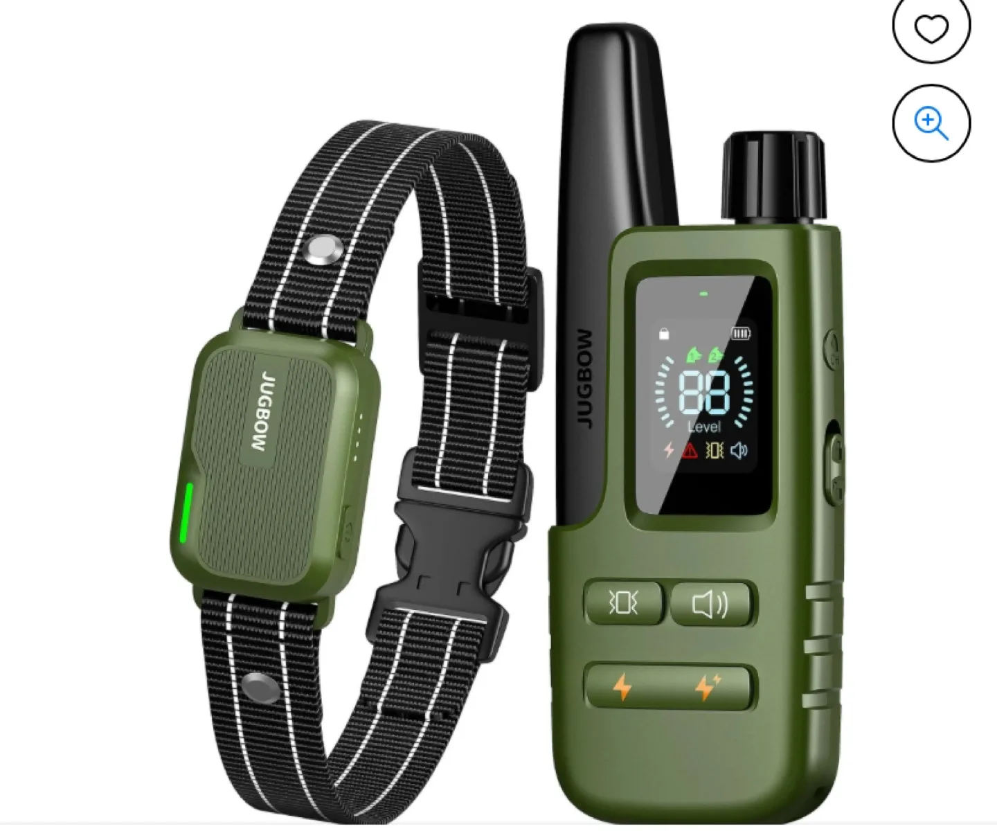 Jugbow Dog Training Collar - Green image indicator(3)