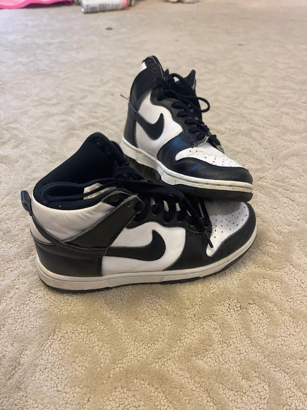 Nike Dunk High Black White thumbnail