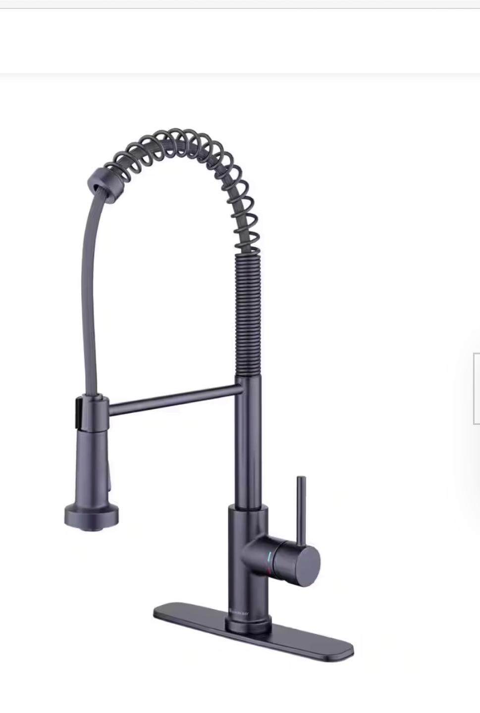 Glacier Bay Matte Black Kitchen Faucet