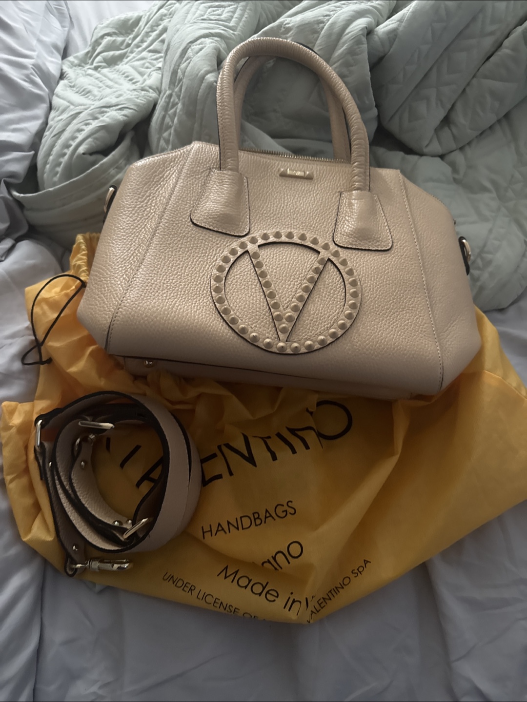 Valentino Handbag Milano Beige - photo 2