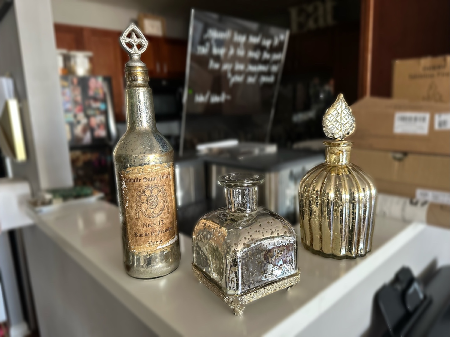 Decorative Glass Liquor Decanter Set