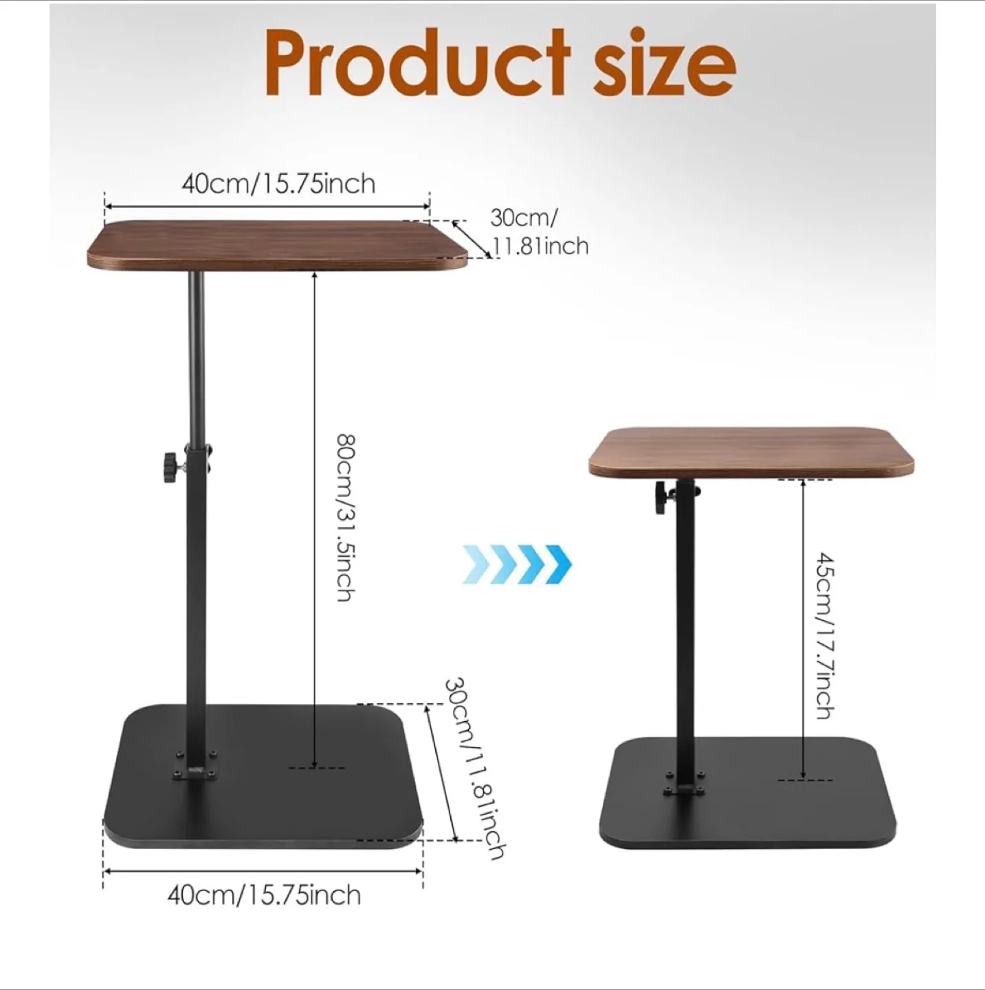 Adjustable Height Laptop/Side Table image indicator(5)