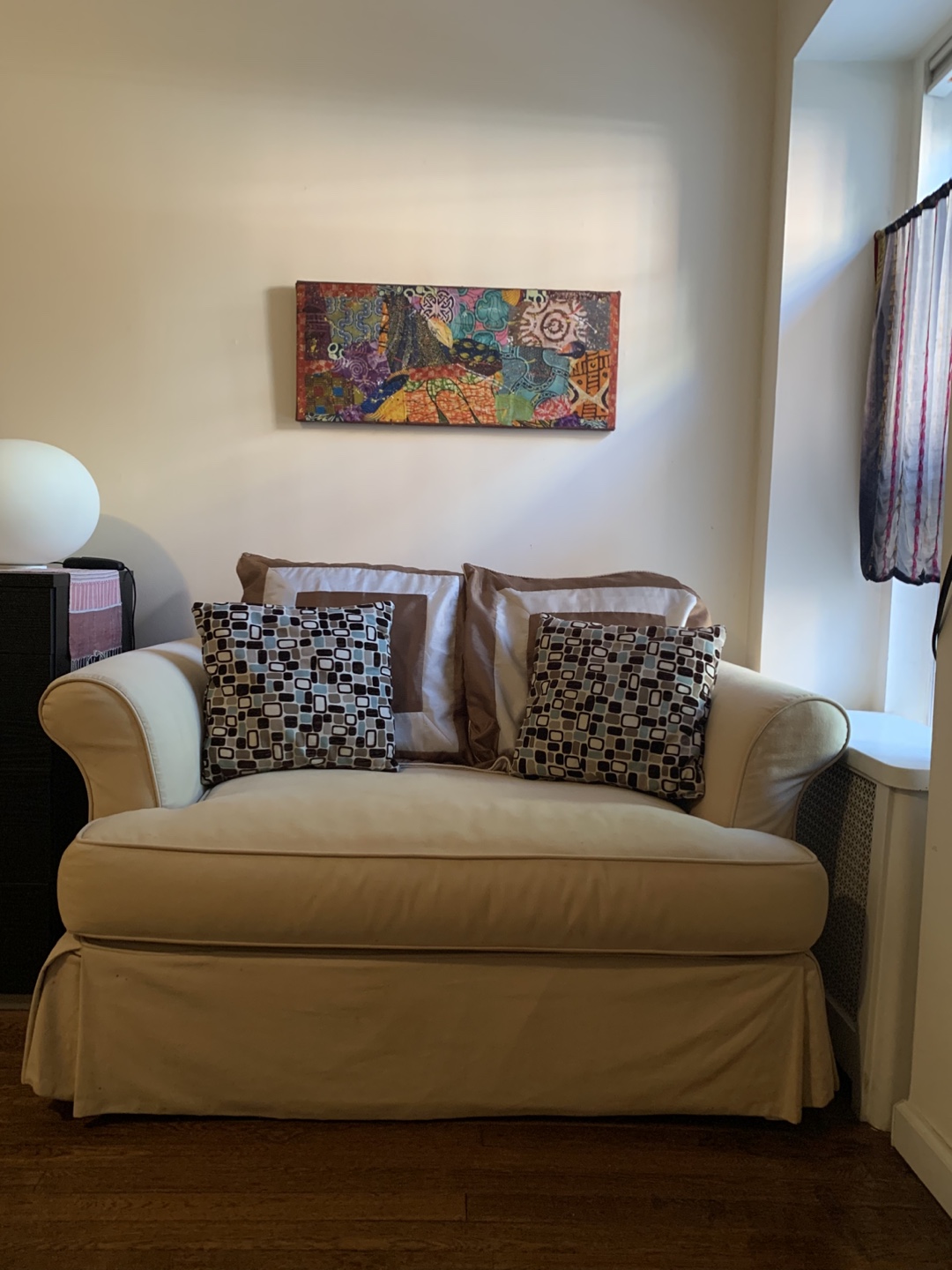 Sleeper Sofa Beige Twin size - photo 5
